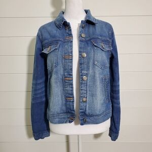 J. Crew Womens Classic Denim Jean Button Front‎ Jacket. Size: XS